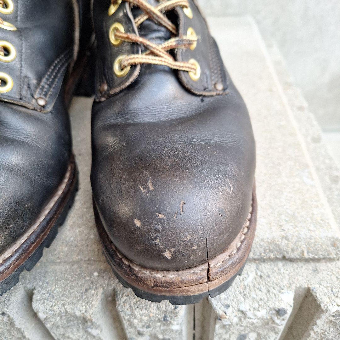 CAROLINA PT91 VINTAGE ロガーブーツ 8E 茶芯 希少