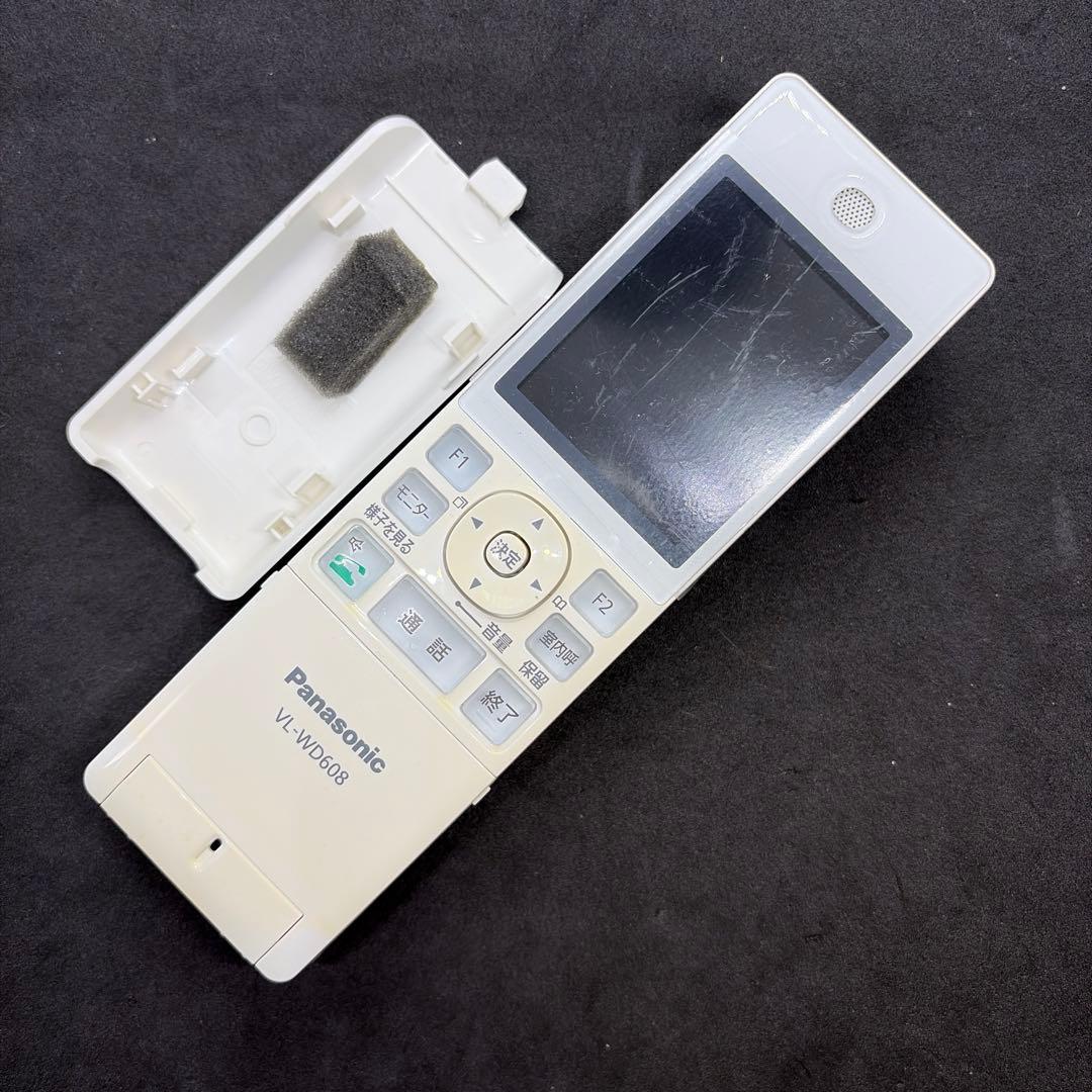 美品Panasonicインターホン子機VL-WD608画面フィルム付 Amazon | Panasonic ワイヤレスモニター子機 VL-WD608 | パナソニック