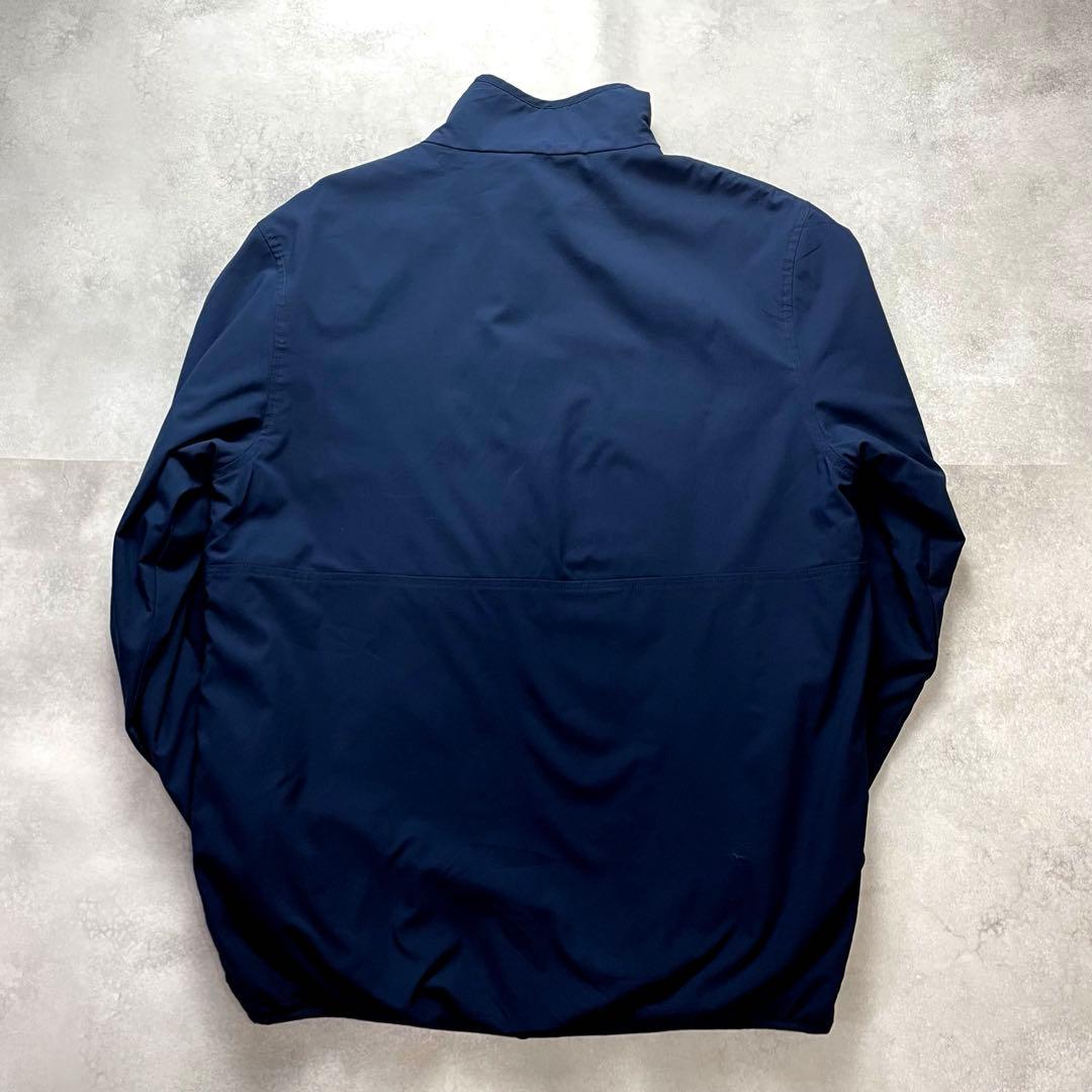 美品 パタゴニア グリセード リバーシブル スナップT 紺青 M 25385