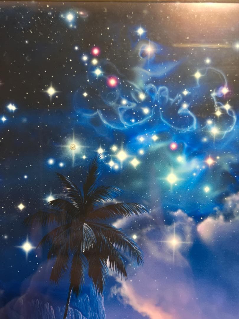 ラッセン ダイヤ2個 ツーハーツアズワン(S) 直筆サイン ミッキー