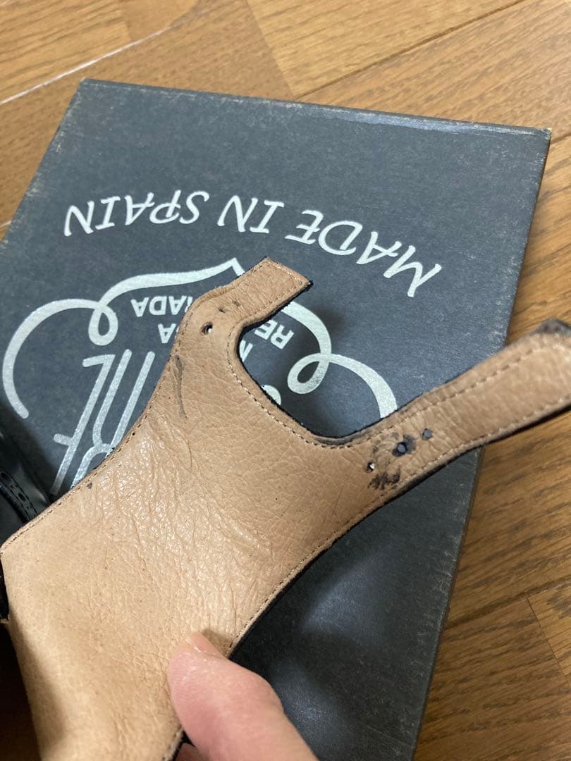 BONTRE ダブルモンクストラップウイングチップ メダリオンシューズ黒本