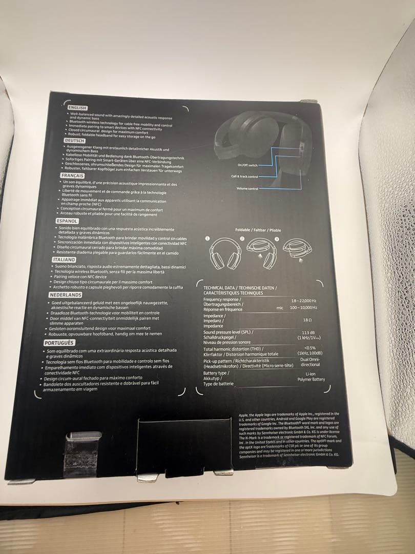 新品　ゼンハイザー HD 4.40BT ワイヤレスヘッドホン