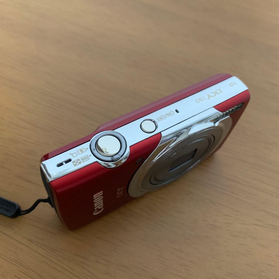 キヤノン「IXY 130」レッド 充電器がない為【ジャンク品扱い】 ☆美品