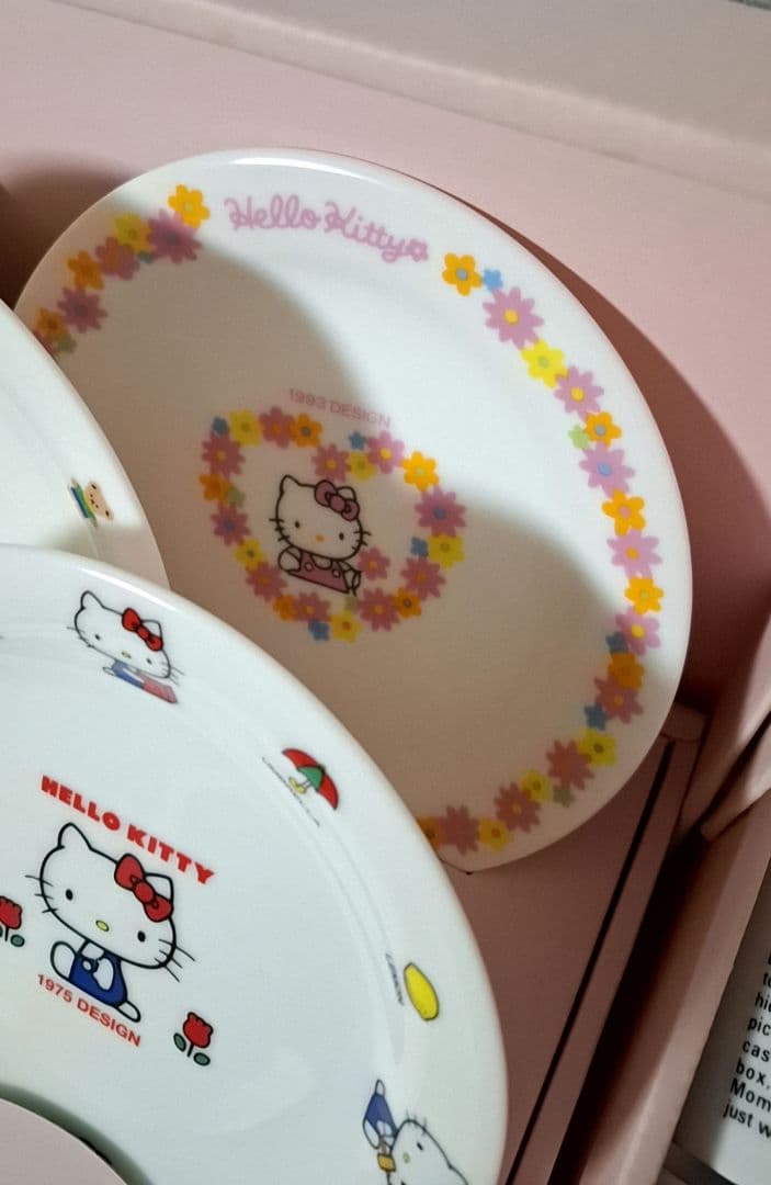 希少レア】25th 25周年 ハローキティ ケーキ皿&カップ 10点セット