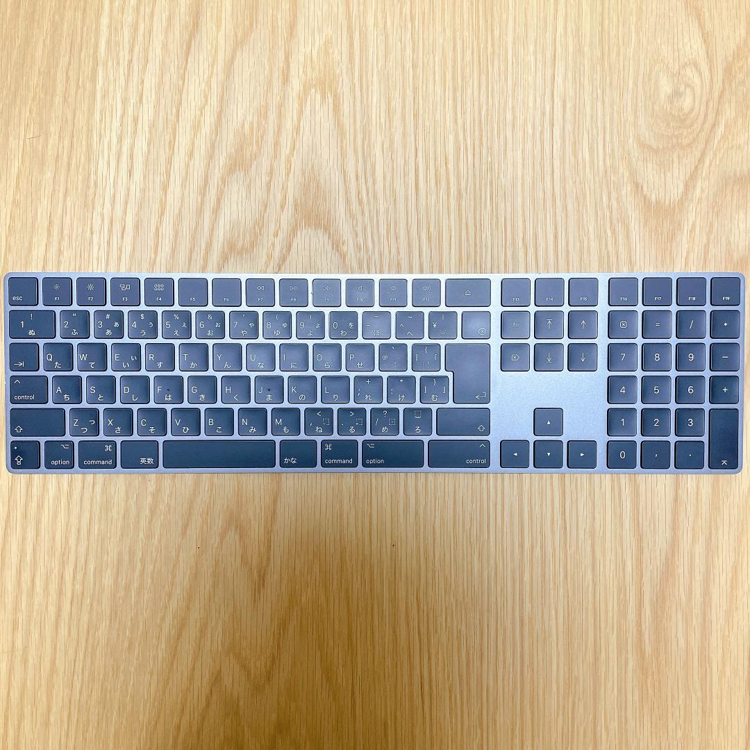 Magic Keyboard テンキー付き (JIS) スペースグレイ マジックキーボード スペースグレイを買ってみたが圧倒的にかっこいい