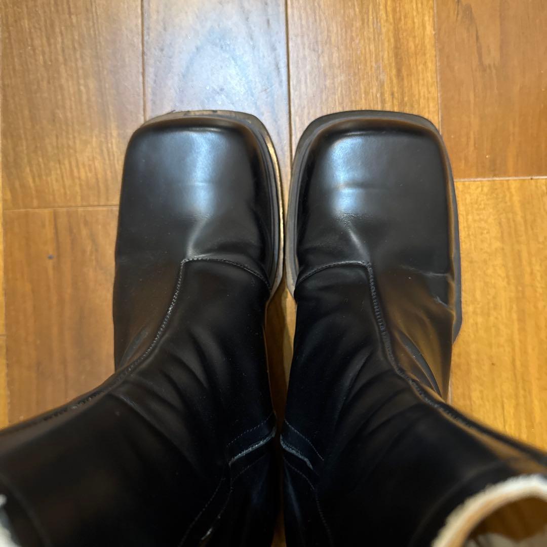 EGONLAB stun boots ブーツ41 スクエアトゥ - メルカリ