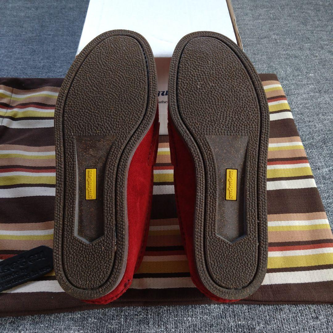 YUKETEN】美品 Bit Loafer w/Camp Sole スエード赤 - メルカリ