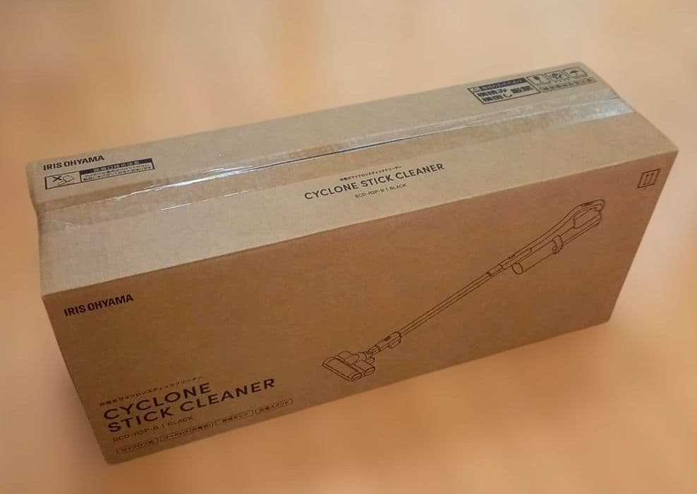 新品 IRIS OHYAMA サイクロンスティッククリーナー 静電モップ付 IRIS OHYAMA（アイリスオーヤマ） 掃除機 紙パック式 スティック