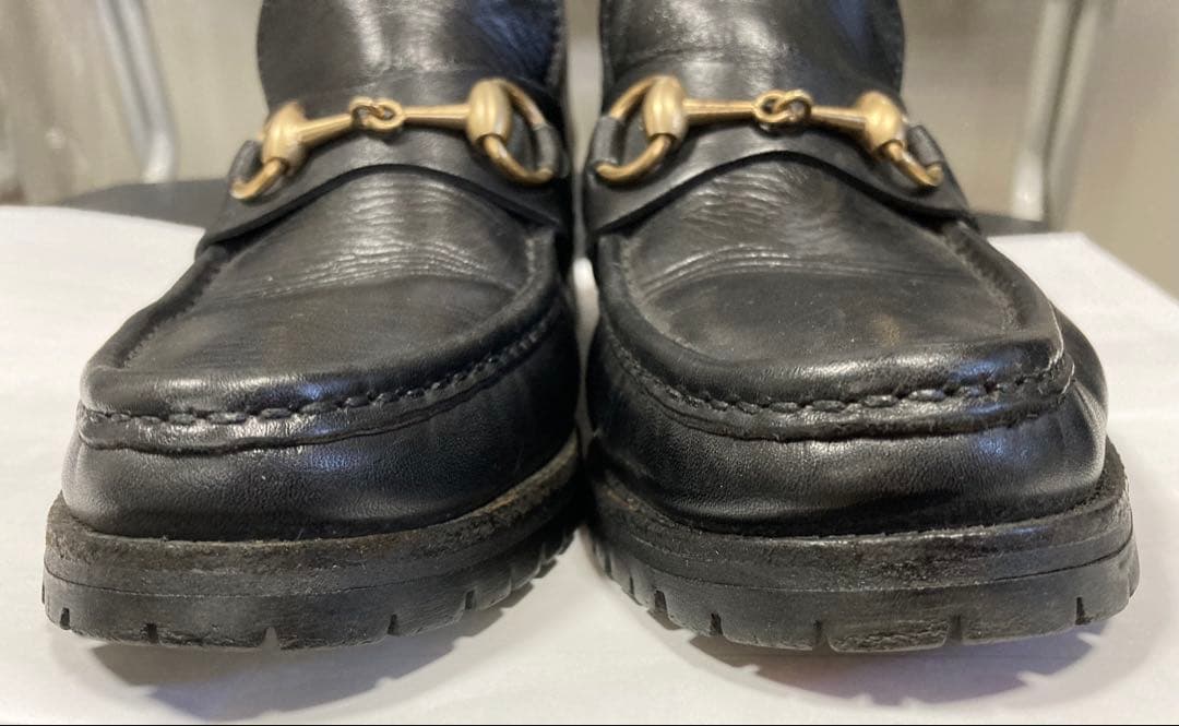 GUCCIホースビット レザー ショートブーツ サイズ36 1/2 23.5cm