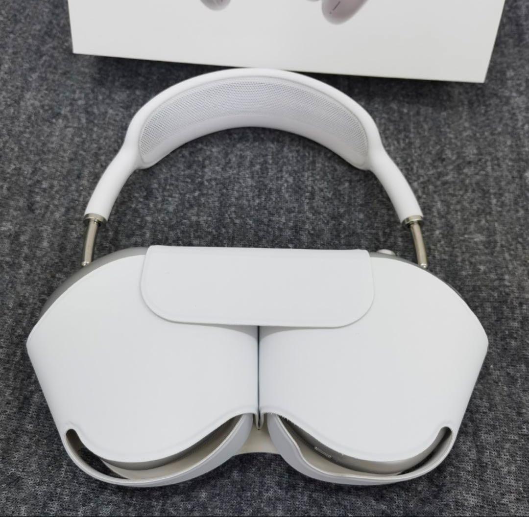 AirPods Max シルバー ホワイトヘッドバンド - メルカリ