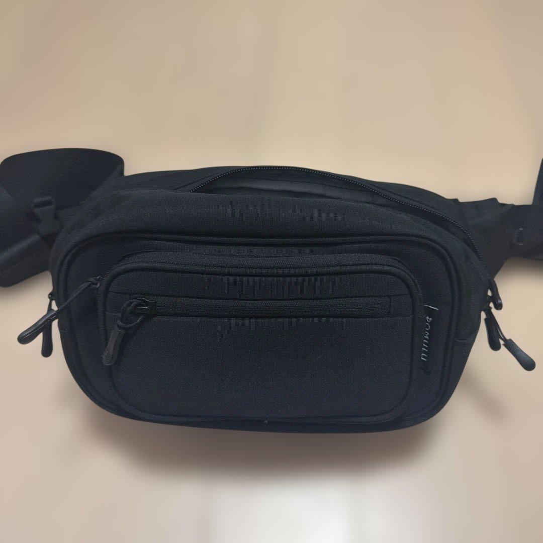 POMULU ポムル　BLACK新タイプ ポムル(POMULU)ヒップシートショルダーバッグ【カジュアルブラック】6