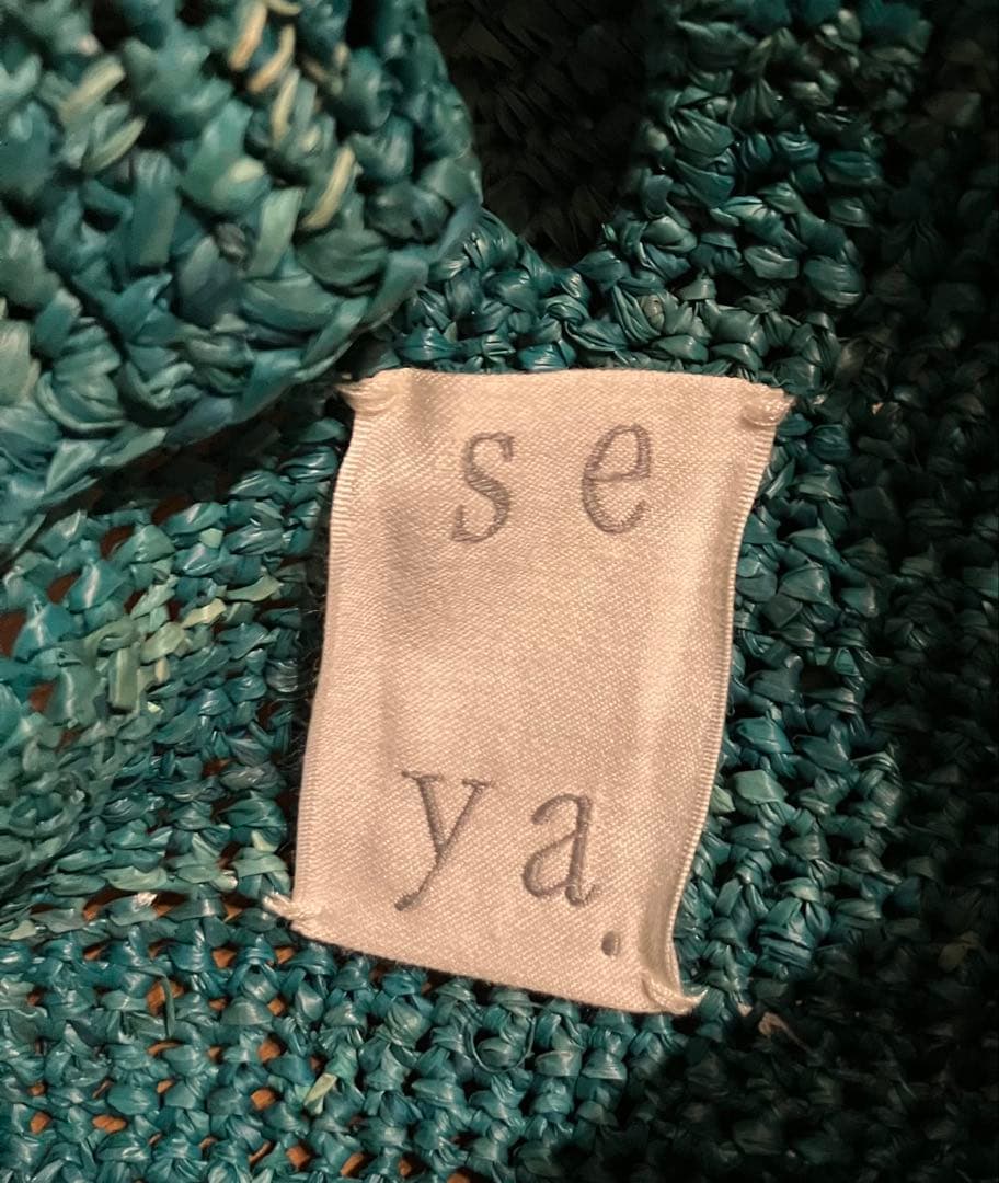 ○モリゾーっ様専用○美品 seya. mini raffia bagラフィア - メルカリ
