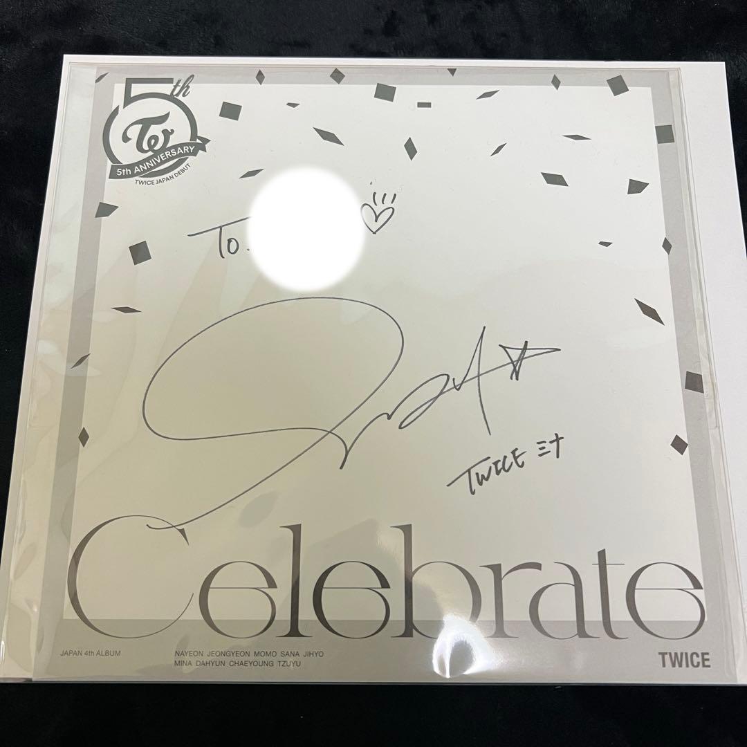 TWICE ミナ celebrate サイン色紙 - メルカリ