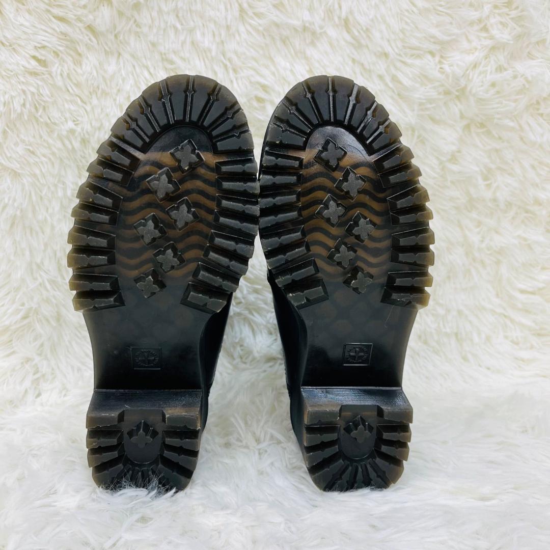 Dr.Martens ドクターマーチン 23.5cm レザー サイド厚底ジップ