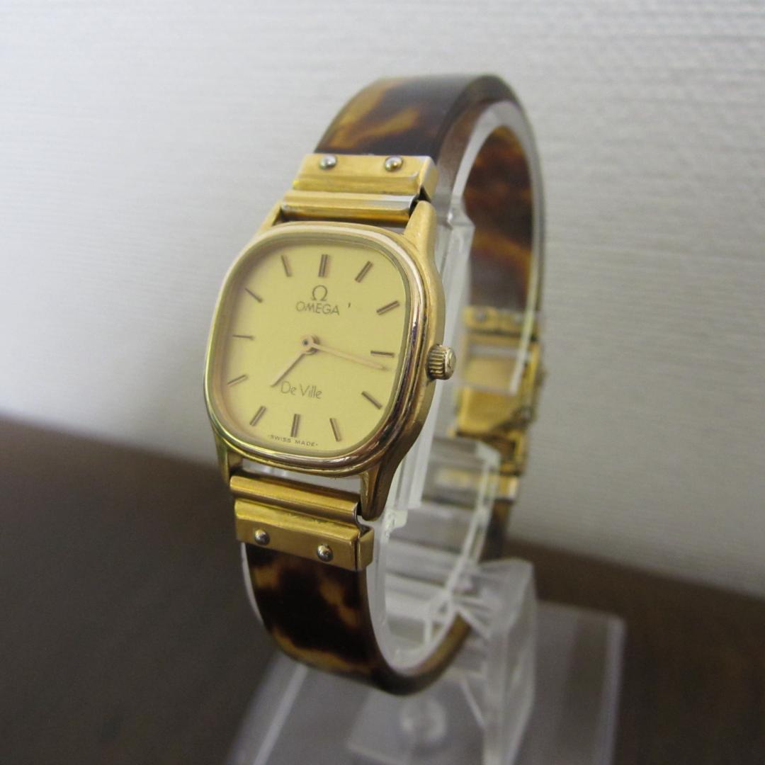 ☆電池交換済☆オメガ デビル 1450 クォーツ 時計 腕時計 レディース#27