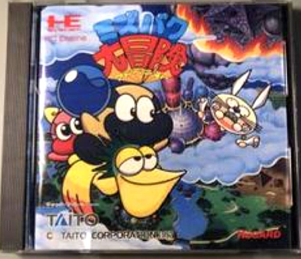 ★【状態良好商品】TAITO ミズバク大冒険　1992年　PCエンジン ミズバク大冒険』1992年／PCエンジン - レトロゲームの説明書保管庫
