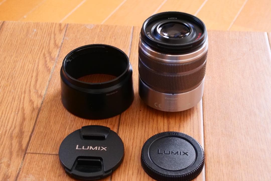 【動作確認済 価格相談可】LUMIX G 45-150mm シルバー LUMIX G VARIO 45-150mm/F4.0-5.6 ASPH./MEGA O.I.S. H-FS45150-S
