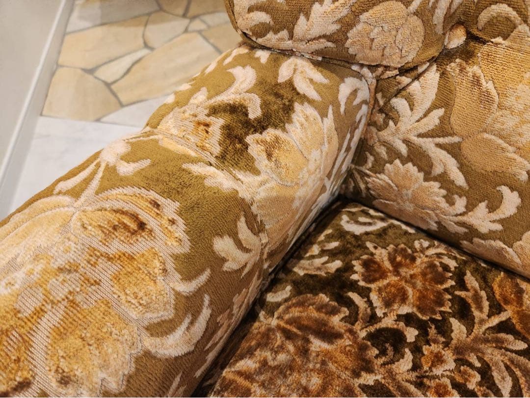 オールドカリモク old karimoku 金華山 アンティーク 1人掛けソファ