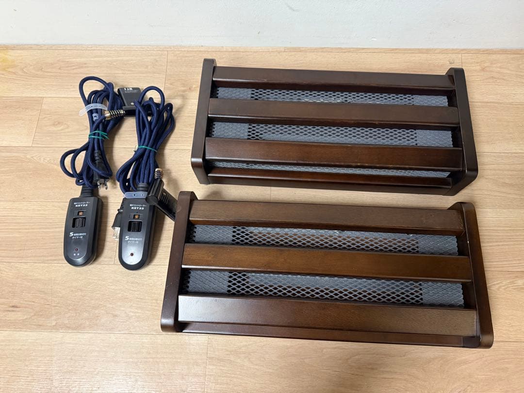 フットヒーター 2台セット動作確認済み フットヒーター 2台セット動作確認済み