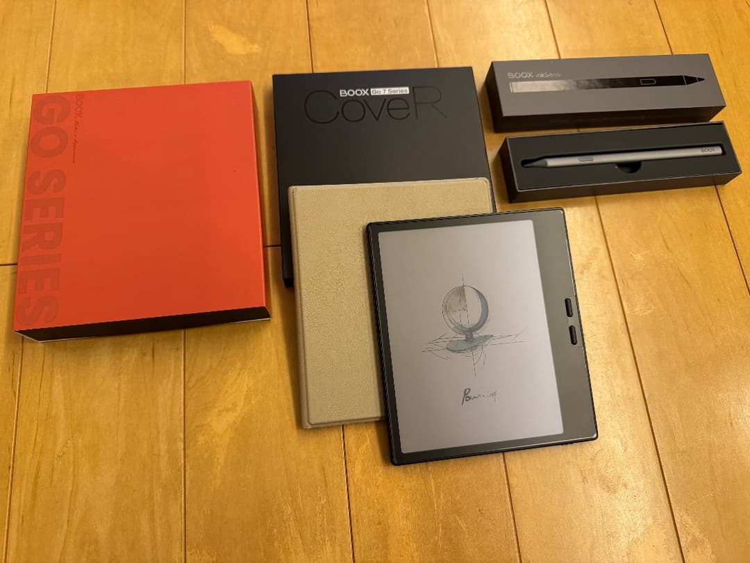 BOOX Go Color 7 (Gen II) +（純正スタイラスペン）セット BOOX InkSense Stylus with a Side Button for Go 7 and Go Color 7