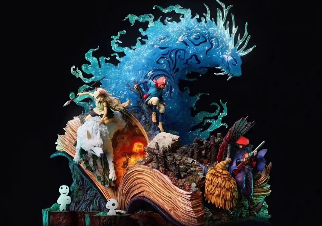 もののけ姫フィギュア Amazon.co.jp: RoBeKaU もののけ姫 フィギュア ガレージキットシーンの