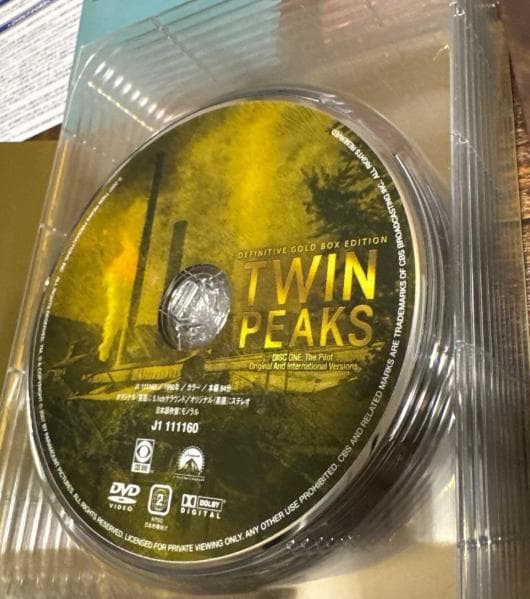 ツイン•ピークス ゴールドボックス DVD 10枚セット 全29話＋パイロット