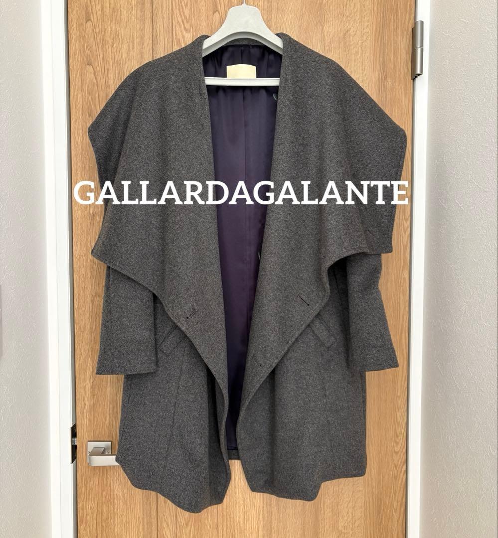 GALLARDAGALANTE ウールコート グレー F ミドル丈 - ジャケット