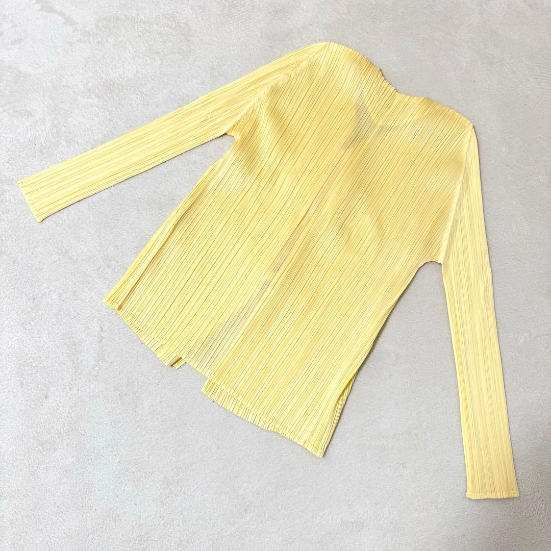 極美品✨PLEATS PLEASE ノーカラー ベルト イエロー プリーツ - メルカリ