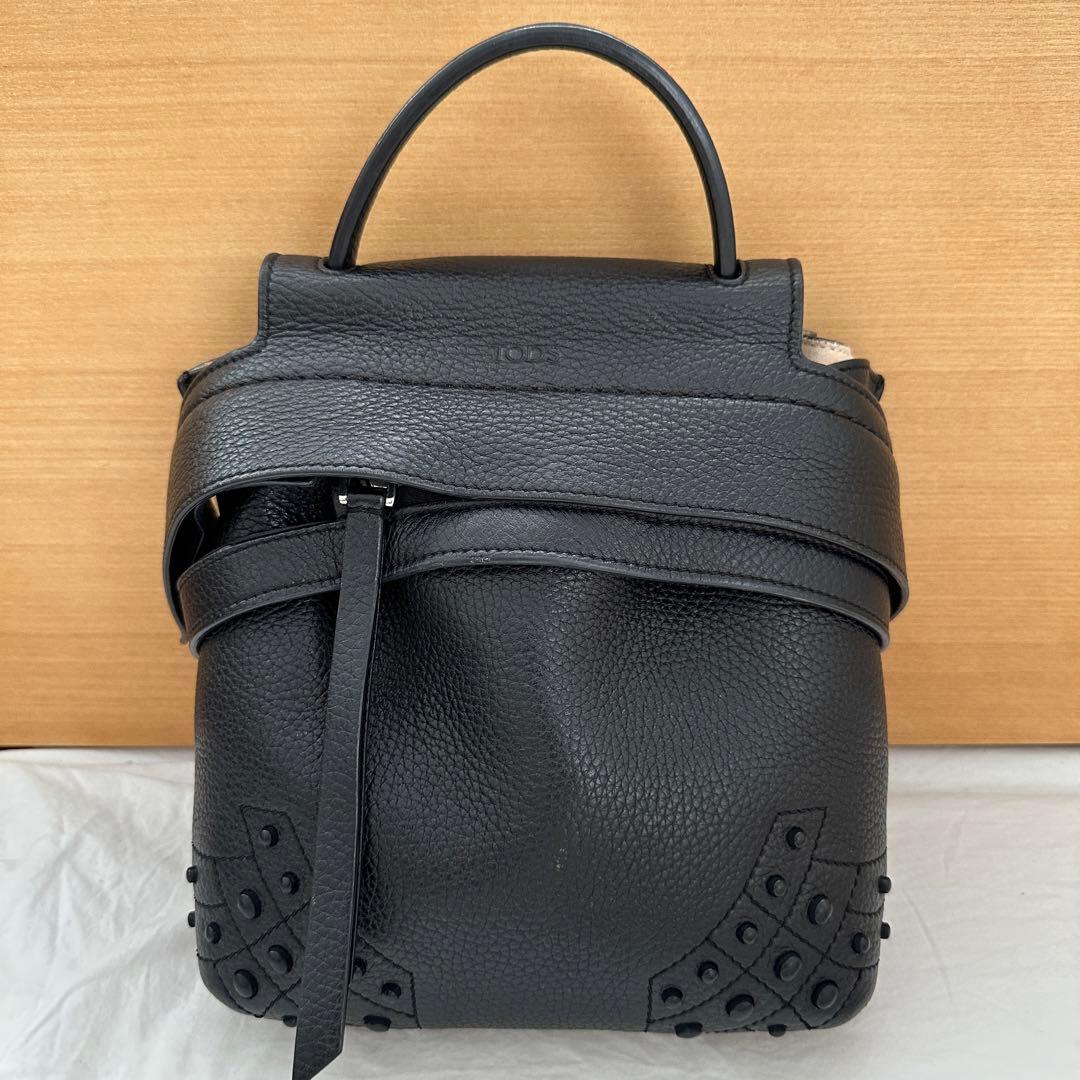 値下げ中】TOD's/トッズ バッグ ウェーブ ブラック