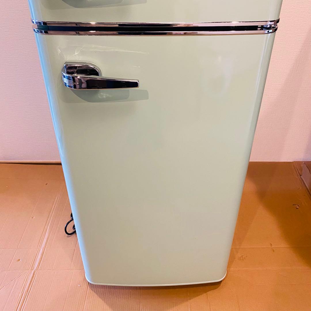 ノンフロン冷凍冷蔵庫 PRR-122D-LG 2021年製 オーヤマ レトロ風 - メルカリ