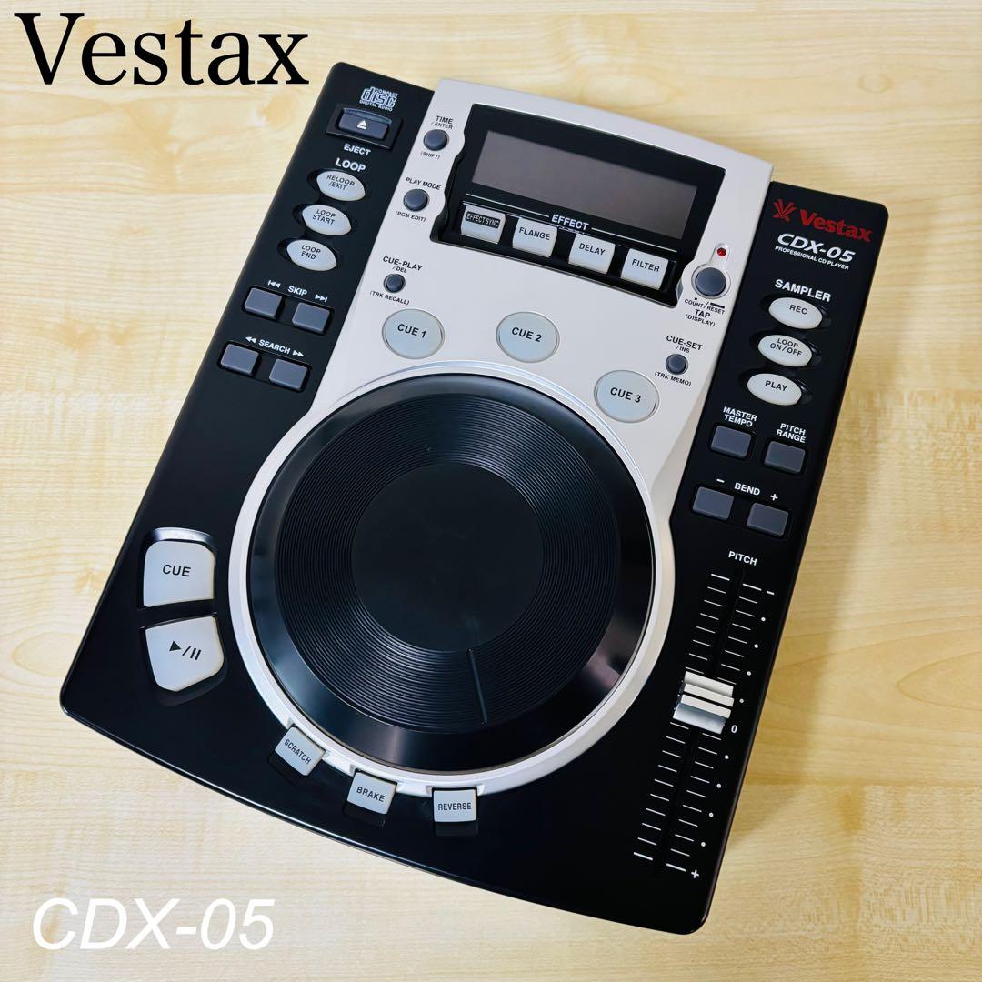 【美品】Vestax CDX-05 CDJ 送料込み Vestax（ベスタクス） Vestax CDX-05 Professional CD Player CDJ