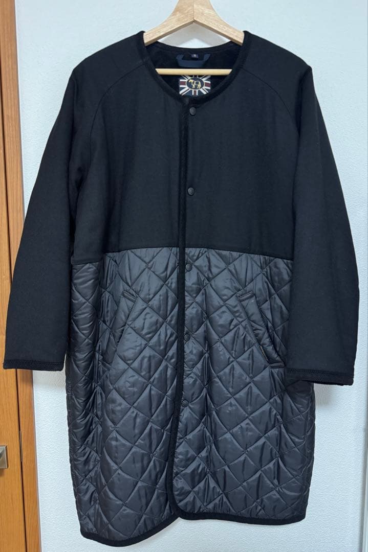 LAVENHAM　ノーカラーキルティングコート　38サイズ LAVENHAM（ラベンハム） [TIME SALE] 50周年限定モデル LOUND ラウンド