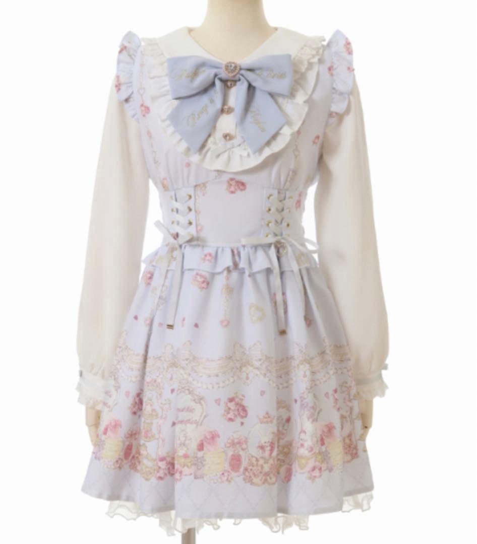 LIZLISA Romantic Cosmetics柄ワンピース - メルカリ