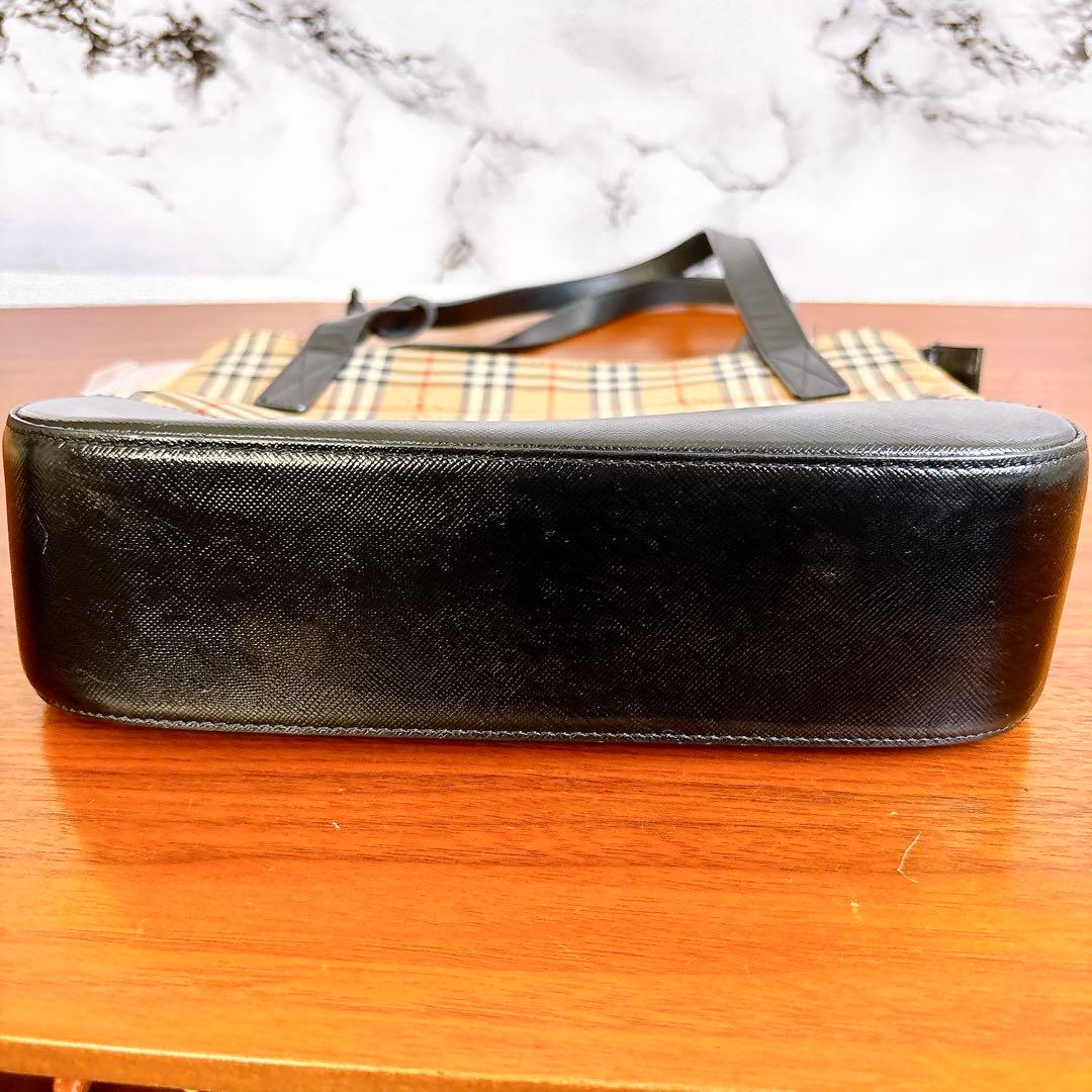 Burberry ノバチェック トートバッグ ワンショルダーバッグ ロゴ金具