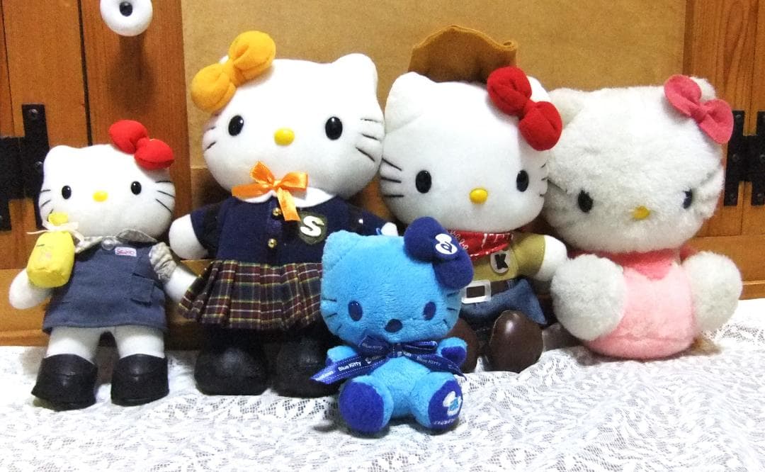 ハローキティ エイコー プライズ ぬいぐるみ5体