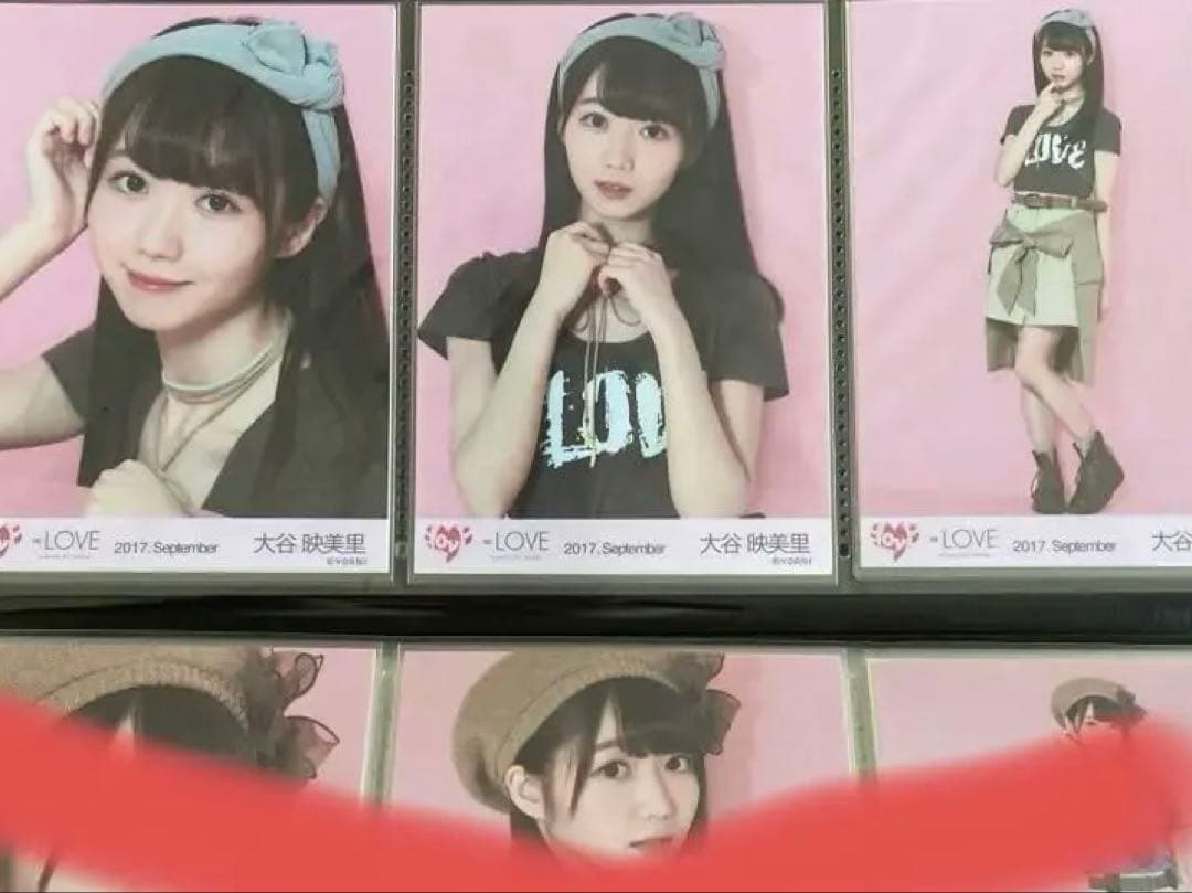 イコラブ　大谷映美里　1st衣装２種（Tシャツ・サバイバル）生写真コンプ イコラブ 大谷映美里 生写真 猫衣装 コンプ - メルカリ