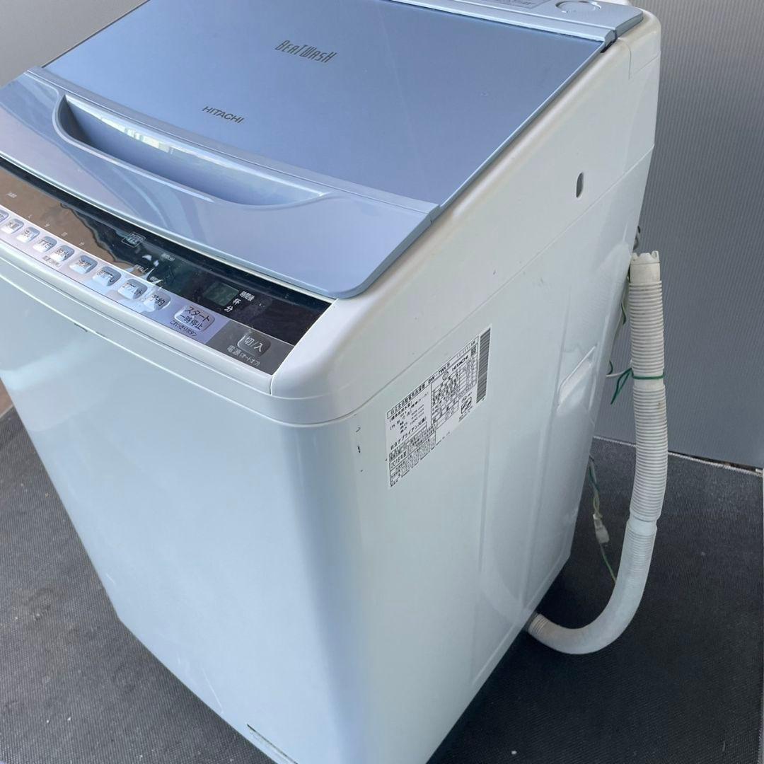 376C 洗濯機 一人暮らし ビートウォッシュ 容量7kg 冷蔵庫も有日立