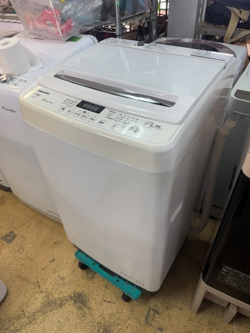 (4147W3)*洗濯機 ハイセンス HW-G75A 7.5kg 2021年