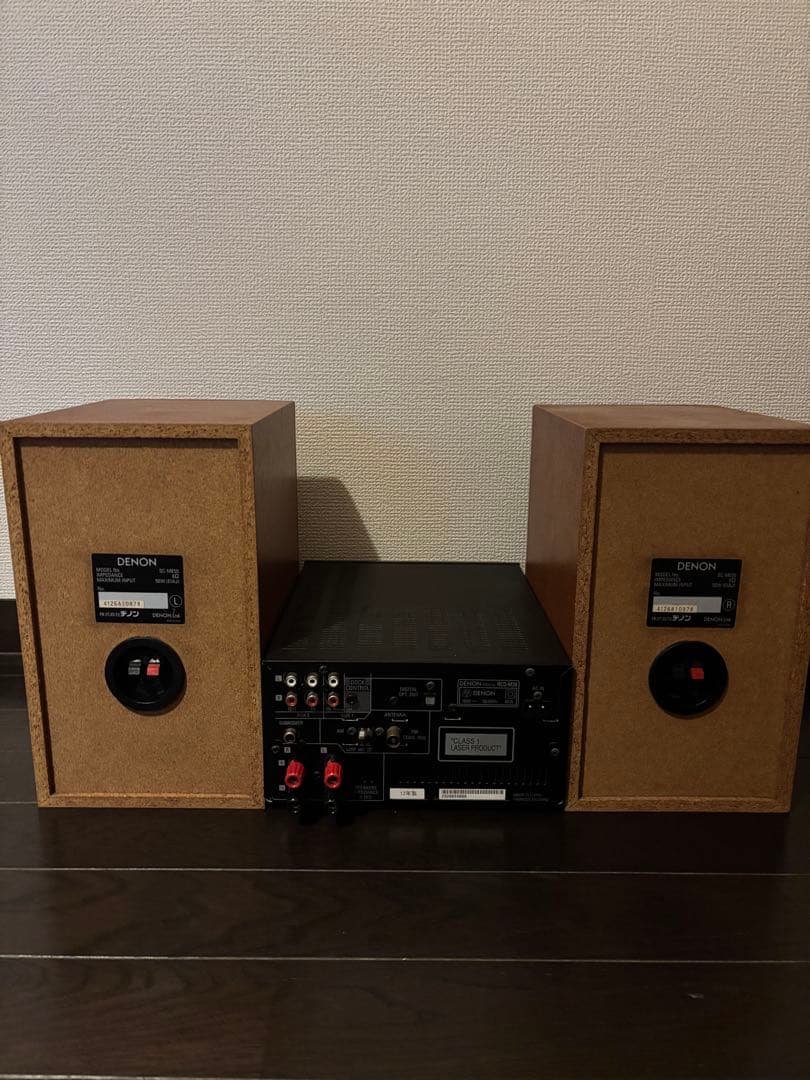 DENON】 RCD-M38-K ブラック 2スピーカーセット