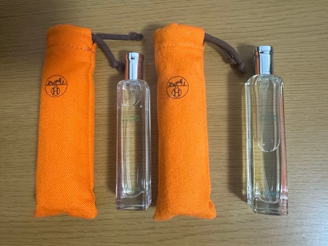 エルメス ナイルの庭 屋根の上の庭 香水 15ml 2本セット L108307739