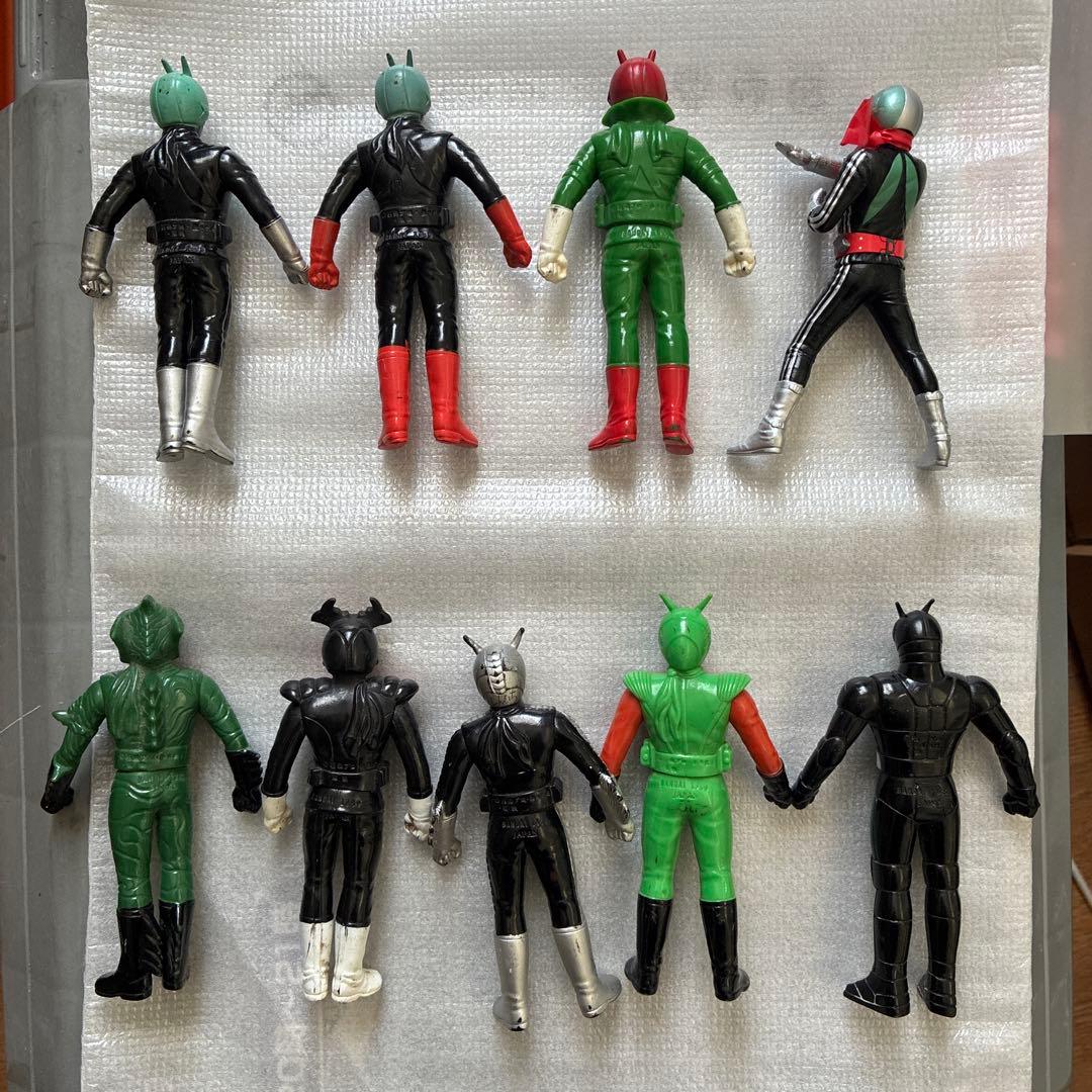 仮面ライダー ソフビ フィギュア 9体セット - メルカリ