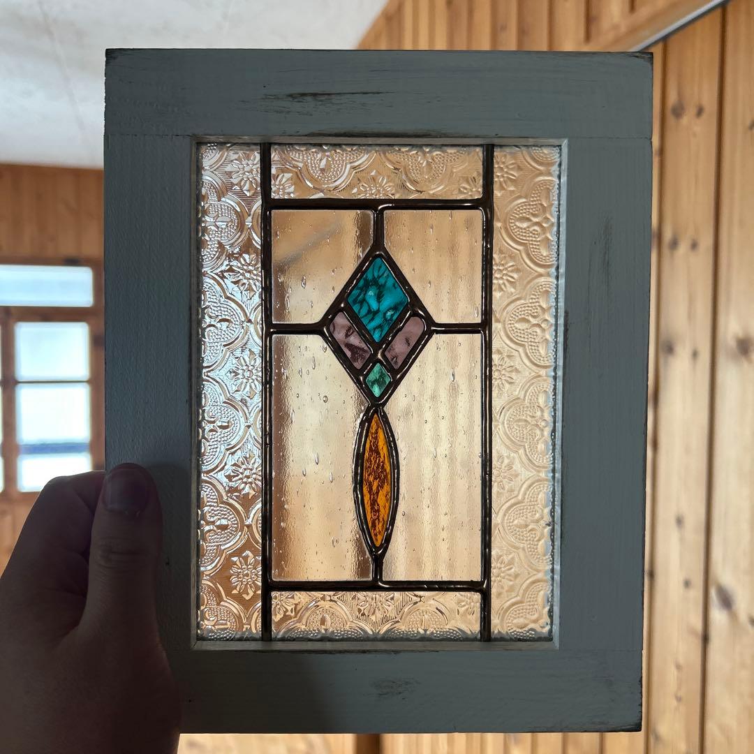 ステンドグラス　ハンドメイド　pink fox Pink Little Fox – Jaded Gem Shop