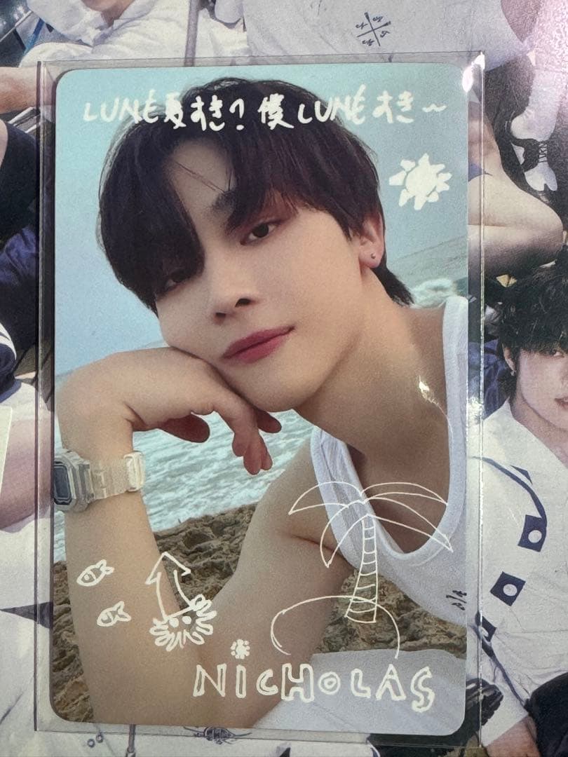 &TEAM ニコラス トレカ ラキドロ 手書きデコプリント wevers