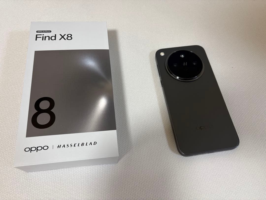 【国内版】oppo Find X8 スペースブラック 512G/16G 本体 中古】Oppo 国内版 【SIMフリー】 OPPO Find X8 スペースブラック 16GB