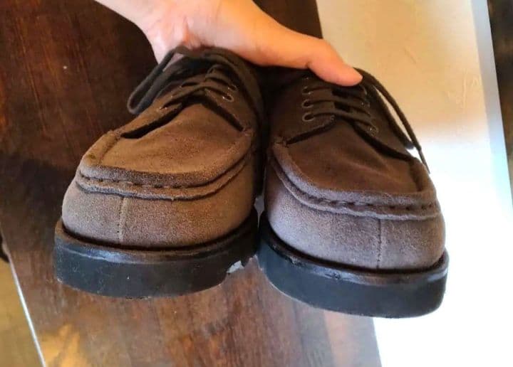 Marbot Bshop別注 モカシンシューズ ダークグレー 38 24.5cm