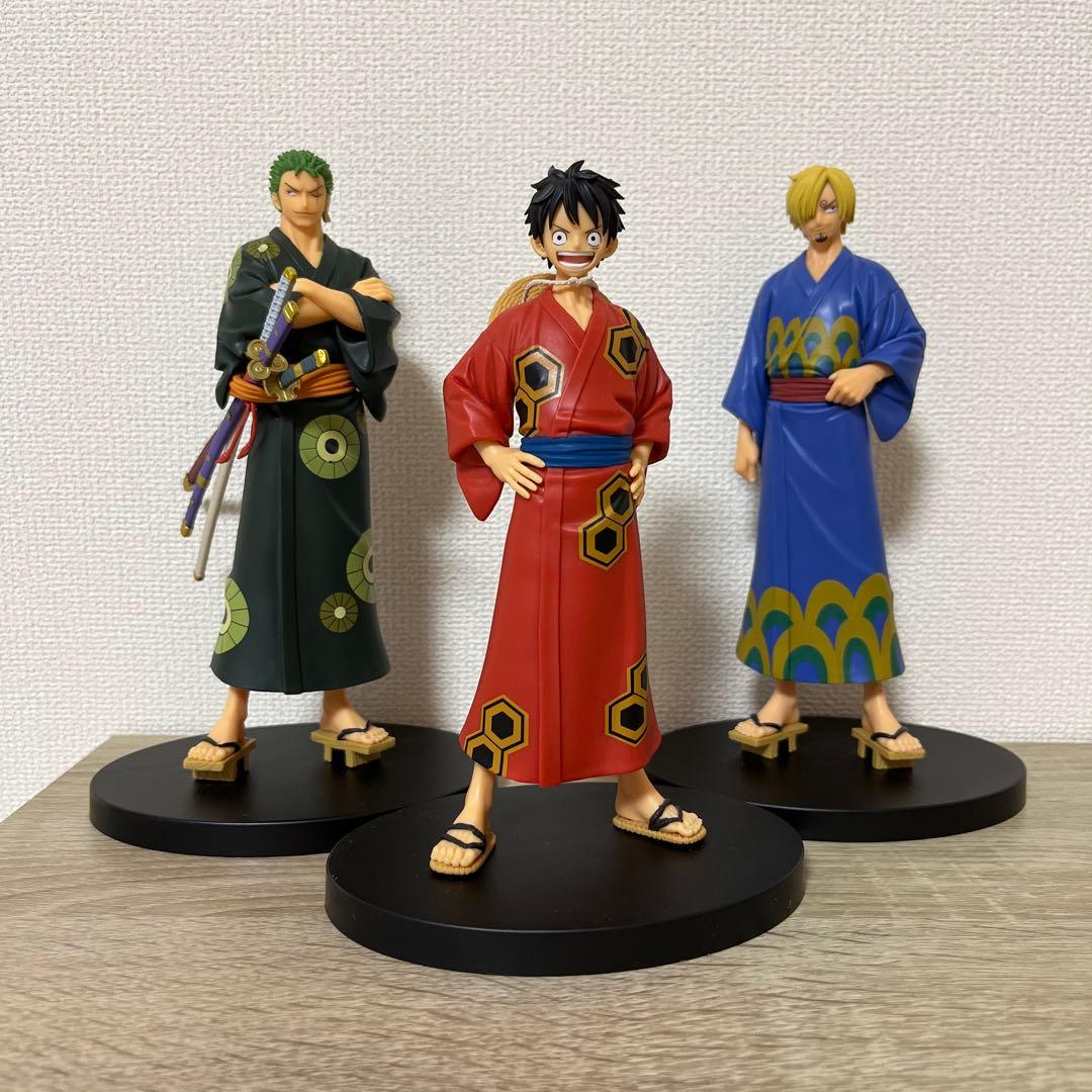 ワンピース ルフィ ゾロ サンジ フィギュア - メルカリ