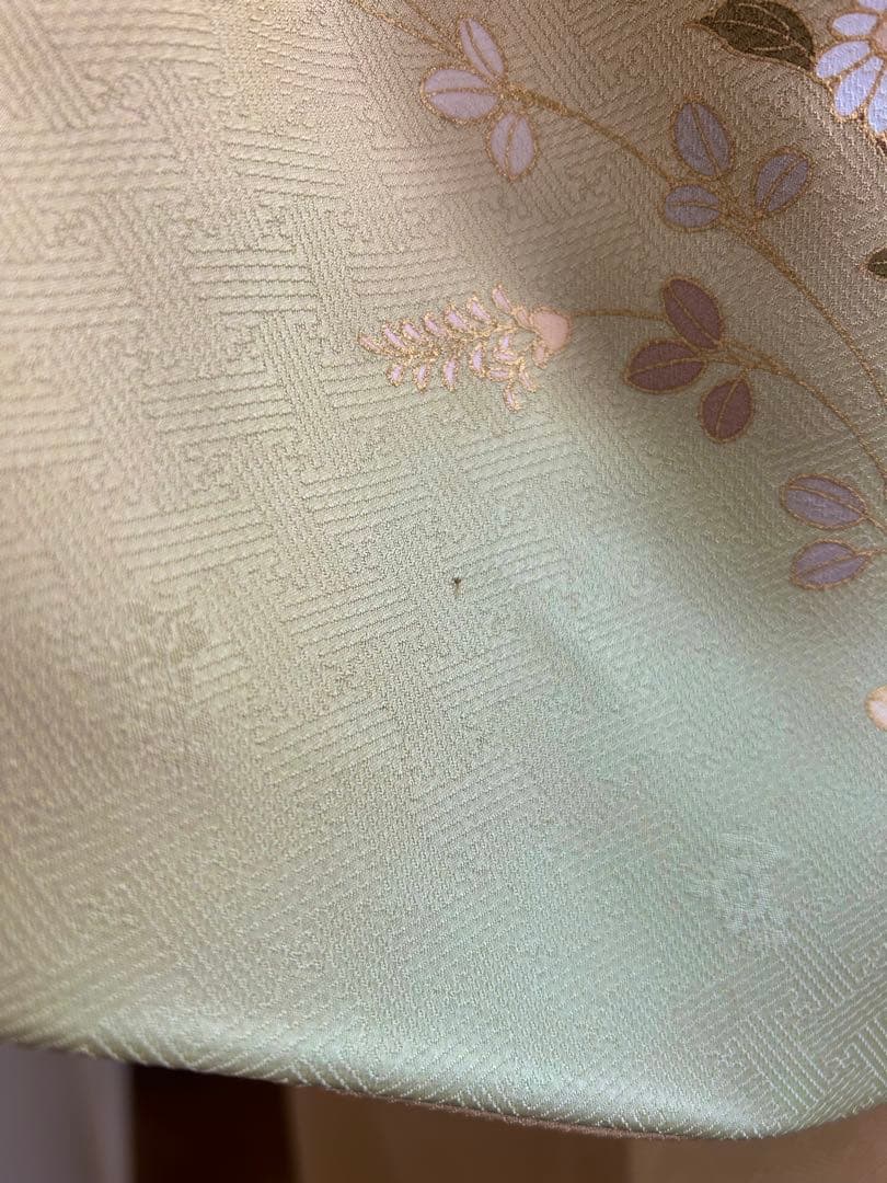 yan様専用 裄丈長め 鈴乃屋誂製 ガード加工済み 正絹訪問着 フルセット