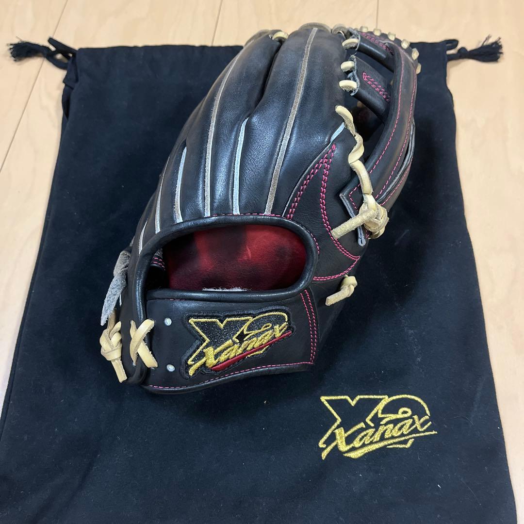 Xanax 硬式野球グローブ （袋付き）　最終値下げ✨ 野球 ザナックス 限定 硬式グラブ グローブ 硬式グローブ 高校野球対応