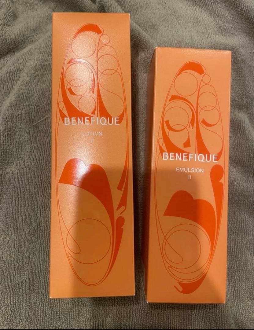 ★新品★ベネフィーク　ローションⅱ 200ml＆エマルジョンⅱ 150ml BENEFIQUE ローション II & エマルジョン II 肌・からだ・心、すべてを