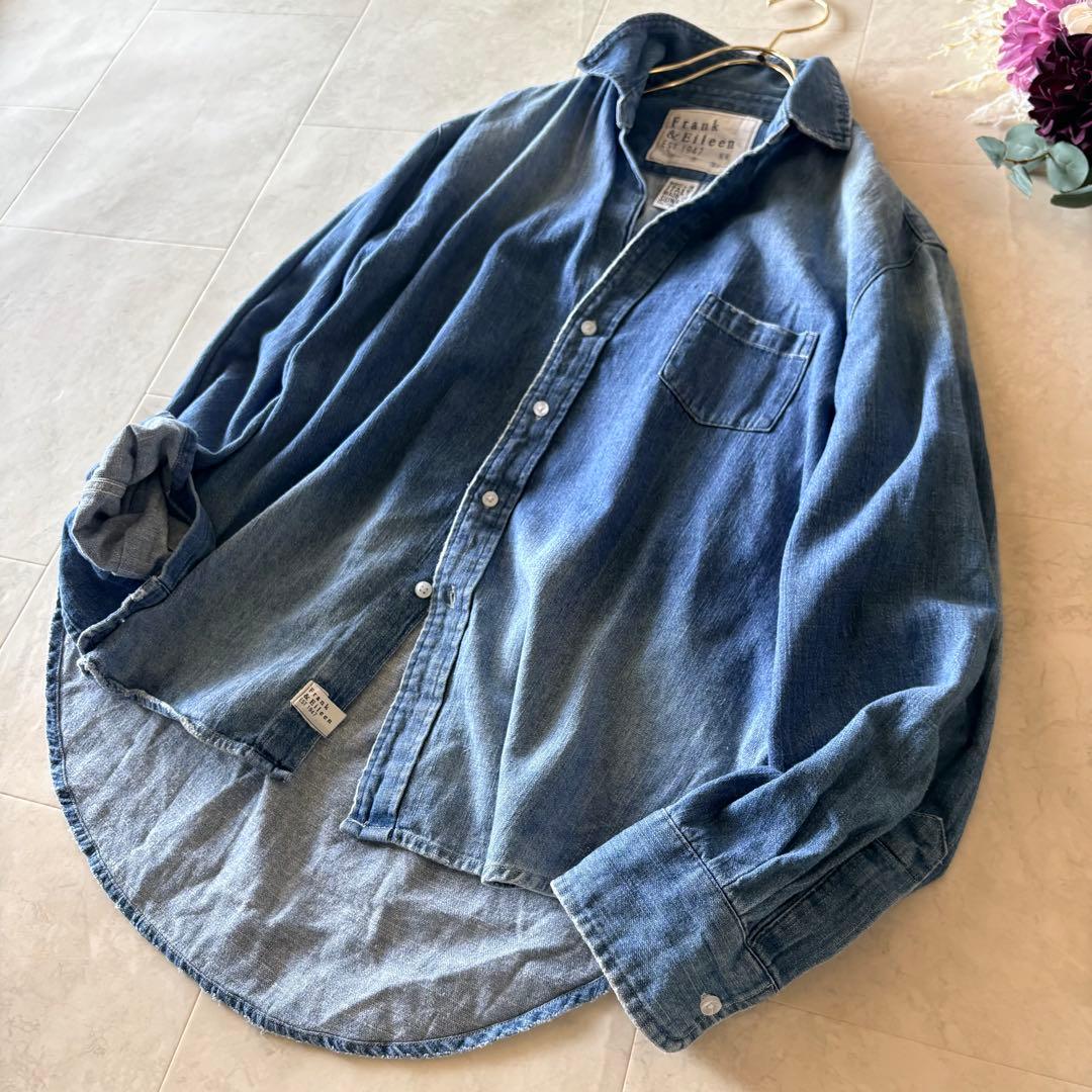 NO.6-131 frank&eileen Ron HermenデニムシャツS